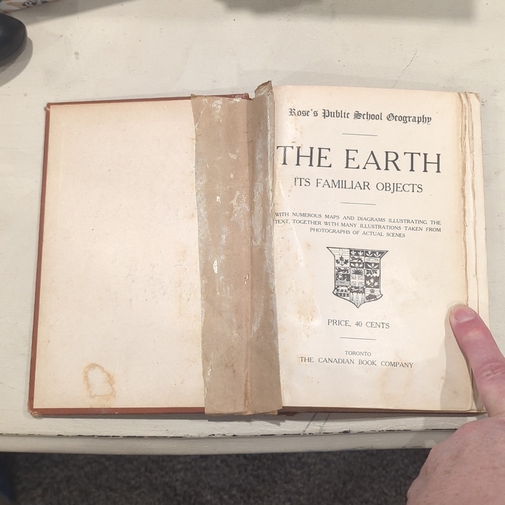 Early 1900's Geography Textbook - Picture 2 of 13